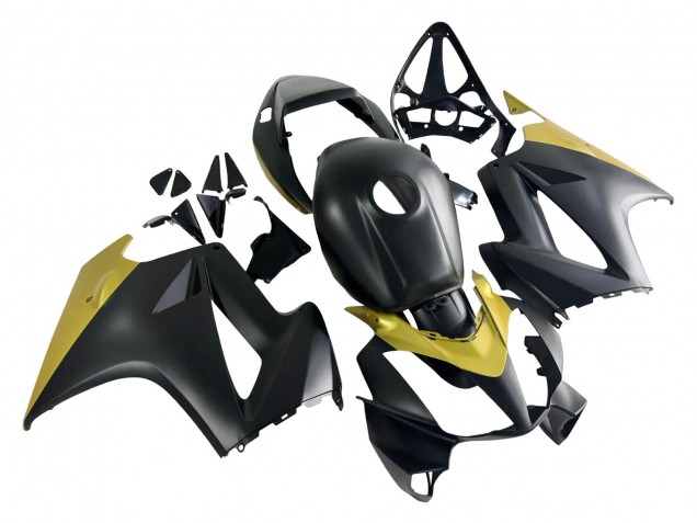 Carena Moto Honda VFR 800 2002-2013 - Giallo Nero Opaco