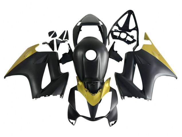 Carena Moto Honda VFR 800 2002-2013 - Giallo Nero Opaco