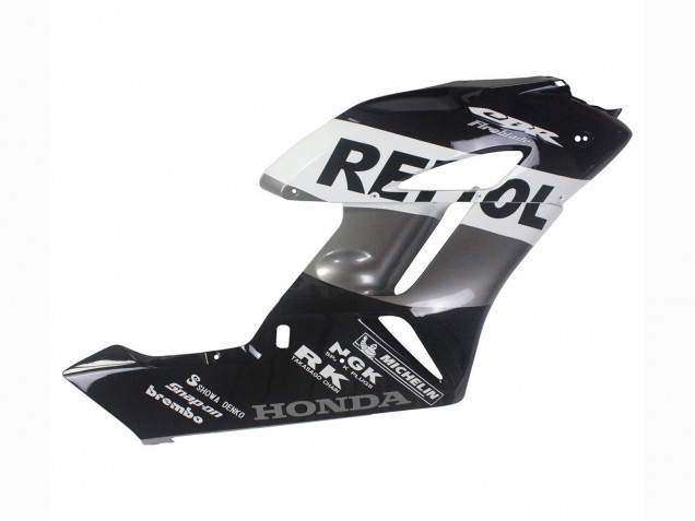 Kit Carena Moto Honda CBR1000RR 2004-2005 - Argento Bianco Nero Lucido Repsol