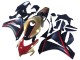 Carena Moto Honda CBR1000RR 2008-2011 - Oro Rosso Nero Lucido