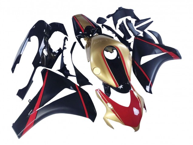 Carena Moto Honda CBR1000RR 2008-2011 - Oro Rosso Nero Lucido