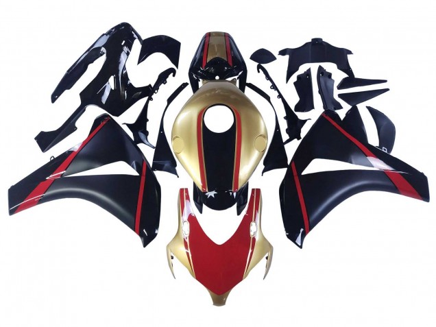 Carena Moto Honda CBR1000RR 2008-2011 - Oro Rosso Nero Lucido