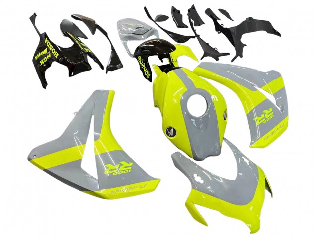 Carena Moto Honda CBR1000RR 2008-2011 - Nardo Grigio Fluorescent Verde