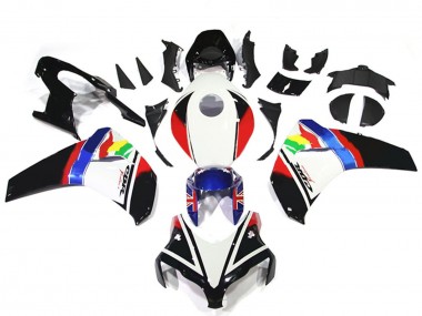 Carena Moto Honda CBR1000RR 2008-2011 - Bianco Rosso Blu Nero Lucido Stella