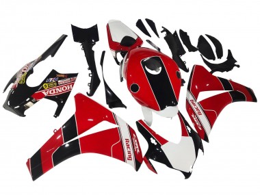 Carena Moto Honda CBR1000RR 2008-2011 - Rosso Bianco Nero Lucido Corsa
