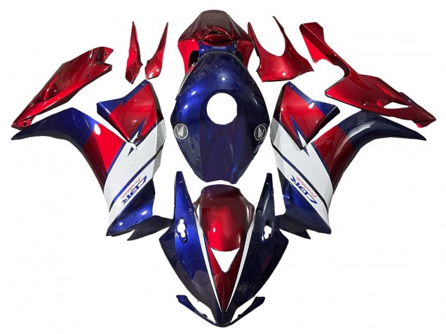 Carena Moto Honda CBR1000RR 2012-2016 - Rosso Blu Bianco Fireblade