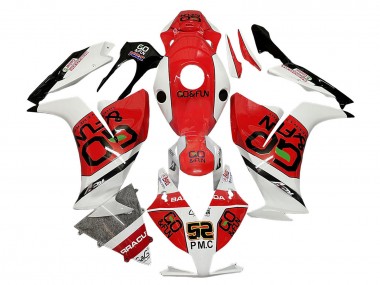 Carena Moto Honda CBR1000RR 2012-2016 - Bianco Rosso Nero Go Fun