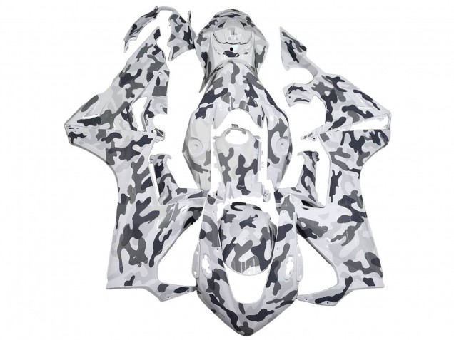 Carena Moto Honda CBR1000RR 2017-2023 - Bianco Grigio Camouflage