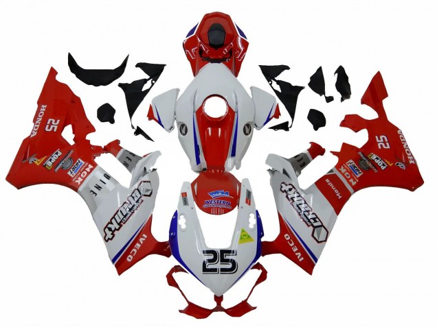 Carena Moto Honda CBR1000RR 2017-2023 - Bianco Rosso Blu 25