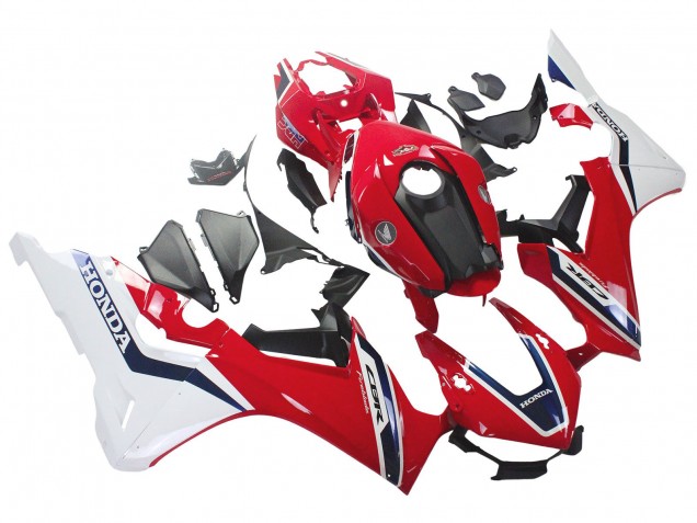 Carena Moto Honda CBR1000RR 2017-2023 - Bianco Rosso Blu Scuro Fireblade