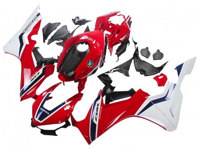 Carena Moto Honda CBR1000RR 2017-2023 - Bianco Rosso Blu Scuro Fireblade