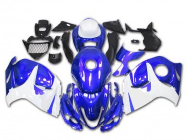 Carena Moto Suzuki GSXR 1300 Hayabusa 2008-2020 - Blu Bianco