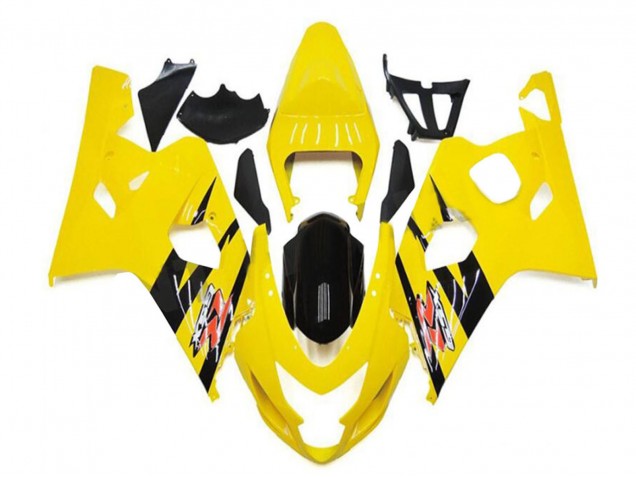 Carena Moto Suzuki GSXR 600/750 2004-2005 - Giallo Nero Lucido