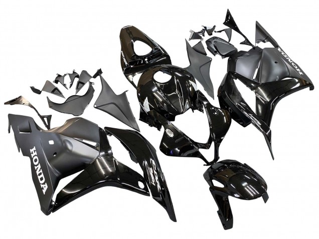 Carena Moto Honda CBR600RR 2009-2012 - Nero Lucido Nero Opaco
