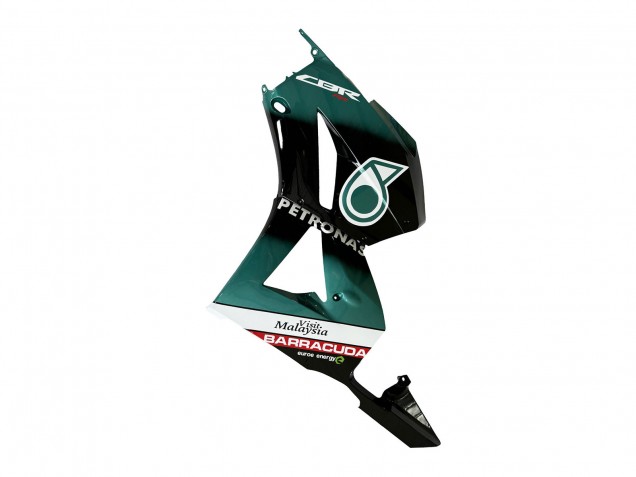 Carena Moto Honda CBR600RR 2013-2023 - Blu Verde Acqua Nero Lucido Petronas 20