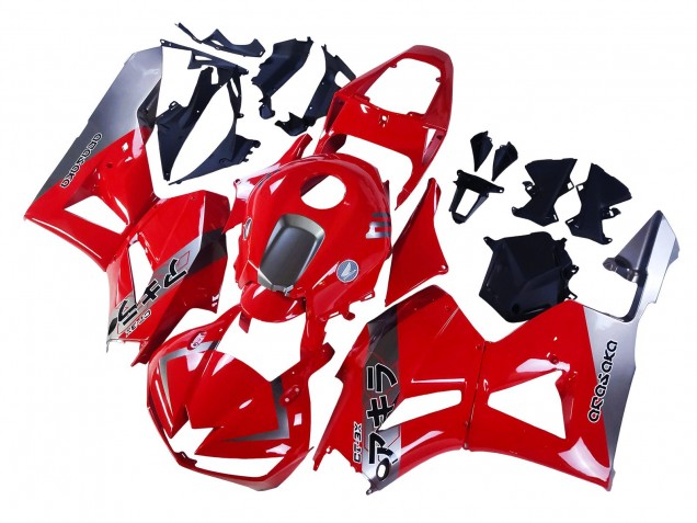 Carena Moto Honda CBR600RR 2013-2023 - Argento Rosso