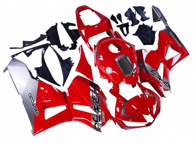 Carena Moto Honda CBR600RR 2013-2023 - Argento Rosso