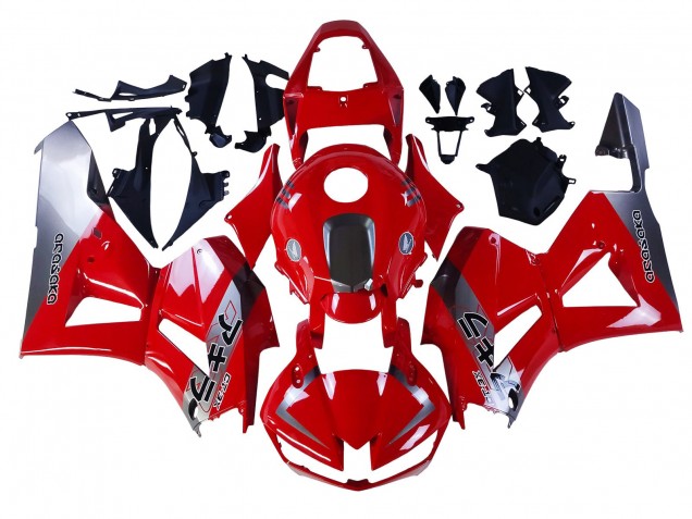 Carena Moto Honda CBR600RR 2013-2023 - Argento Rosso