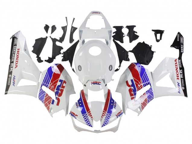 Carena Moto Honda CBR600RR 2013-2023 - Bianco Rosso Blu HRC