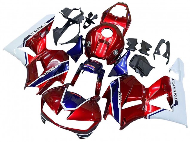 Carena Moto Honda CBR600RR 2013-2023 - Bianco Rosso Blu HRC