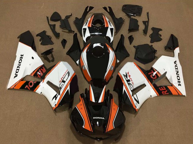 Carena Moto Honda CBR600RR 2013-2023 - Bianco Arancia Nero Lucido Repsol