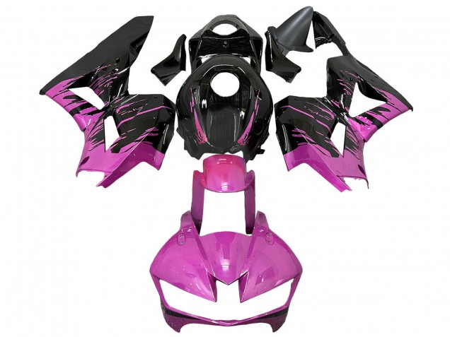 Carena Moto Honda CBR600RR 2013-2023 - Rosa Nero Lucido