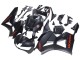 Carena Moto Honda CBR600RR 2013-2023 - Nero Opaco Rosso Decals