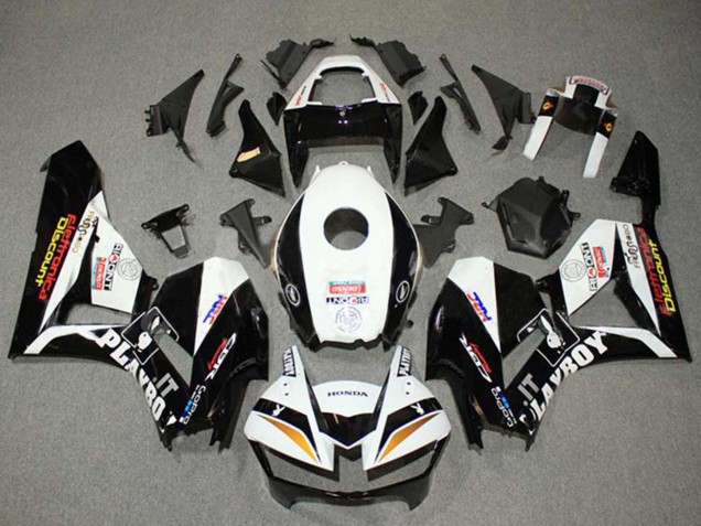 Carena Moto Honda CBR600RR 2013-2023 - Bianco Oro Nero Lucido HRC