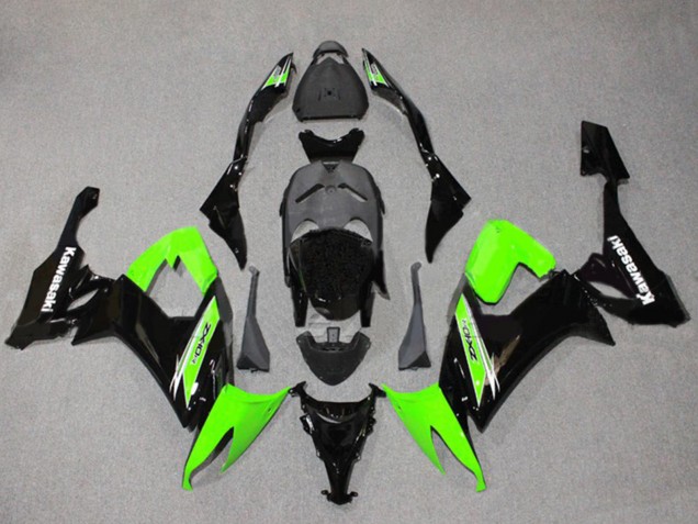 Carena Moto Kawasaki ZX10R 2008-2010 - Verde Nero Lucido