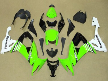 Carena Moto Kawasaki ZX10R 2008-2010 - Bianco Verde Nero