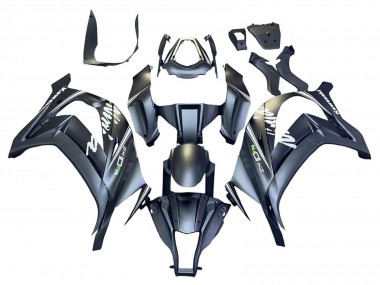 Carena Moto Kawasaki ZX10R 2011-2015 - Grigio Opaco Bianco Verde