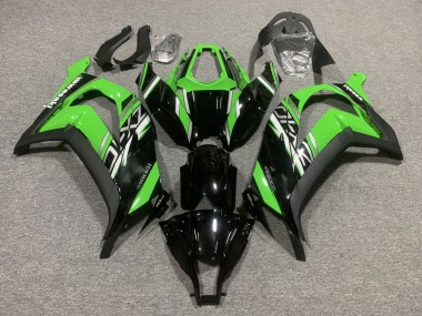 Carena Moto Kawasaki ZX10R 2011-2015 - Verde Nero Lucido Nero Opaco