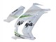 Carena Moto Kawasaki ZX10R 2011-2015 - Bianco Verde Banda Nero Ninja