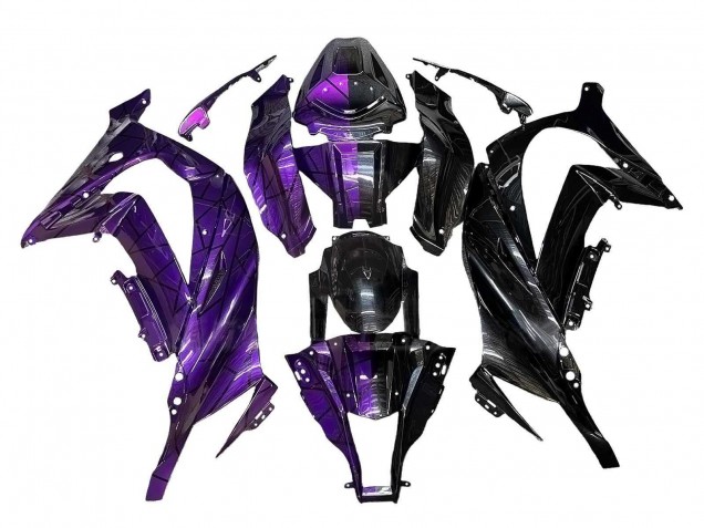 Carena Moto Kawasaki ZX10R 2011-2015 - Viola Nero