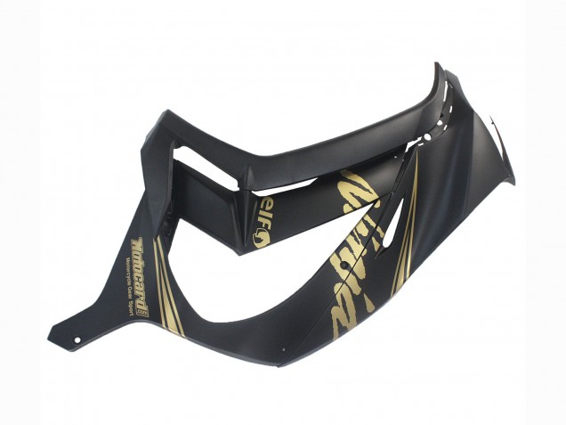 Carena Moto Kawasaki ZX10R 2011-2015 - Nero Opaco Oro Nevicare Elf