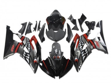 Carena Moto Yamaha YZF R6 2008-2016 - Rosso Argento Grigio Squalo
