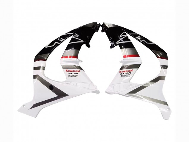 Carena Moto Kawasaki ZX10R 2011-2015 - Bianco Nero Lucido Nero Opaco Rosso