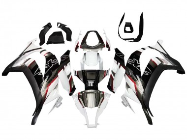 Carena Moto Kawasaki ZX10R 2011-2015 - Bianco Nero Lucido Nero Opaco Rosso
