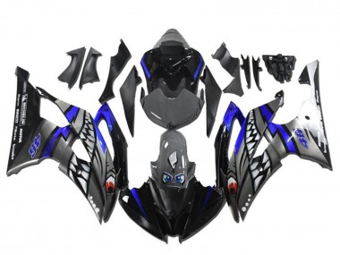 Carena Moto Yamaha YZF R6 2008-2016 - Blu Argento Grigio Squalo