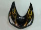 Carena Moto Kawasaki ZX14R ZZR1400 2006-2011 - Nero Lucido Oro Fiamma