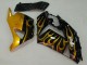 Carena Moto Kawasaki ZX14R ZZR1400 2006-2011 - Nero Lucido Oro Fiamma