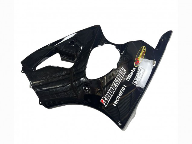 Carena Moto Kawasaki ZX6R 1998-1999 - Nero Lucido Giallo Elf Bridgestone
