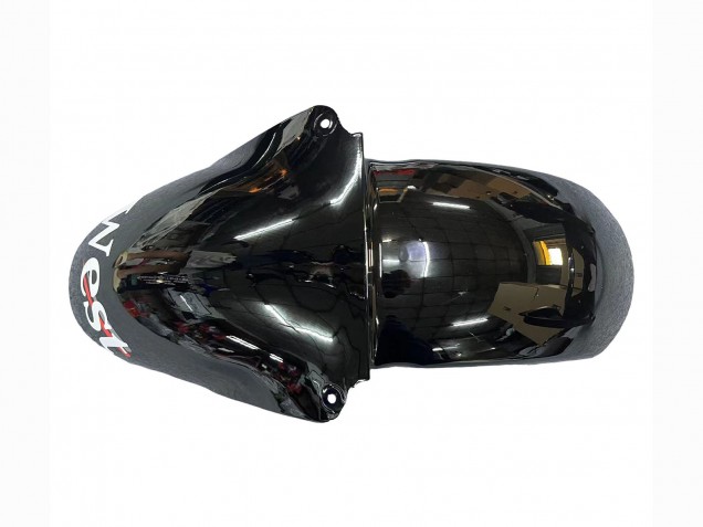 Carena Moto Kawasaki ZX6R 2000-2002 - Nero Lucido Bianco West Michelin