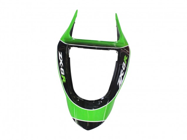 Carena Moto Kawasaki ZX6R 2003-2004 - Verde Bianco Nero