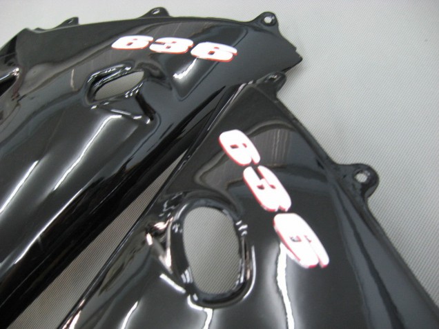 Carena Moto Kawasaki ZX6R 2003-2004 - Nero Lucido