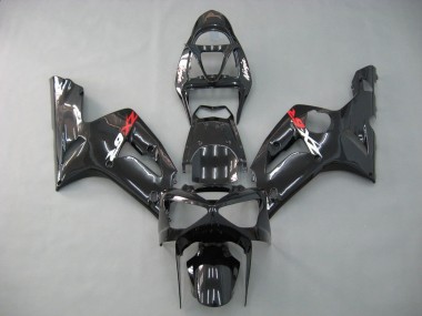 Carena Moto Kawasaki ZX6R 2003-2004 - Nero Lucido