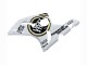 Carena Moto Kawasaki ZX6R 2003-2004 - Bianco Nero Motul Lucky Strike