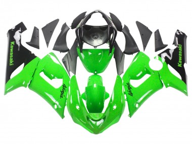 Carena Moto Kawasaki ZX6R 2005-2006 - Verde Nero Ninja