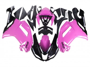 Carena Moto Kawasaki ZX6R 2007-2008 - Nero Rosa Ninja