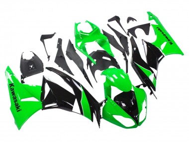 Carena Moto Kawasaki ZX6R 2009-2012 - Verde Nero Lucido